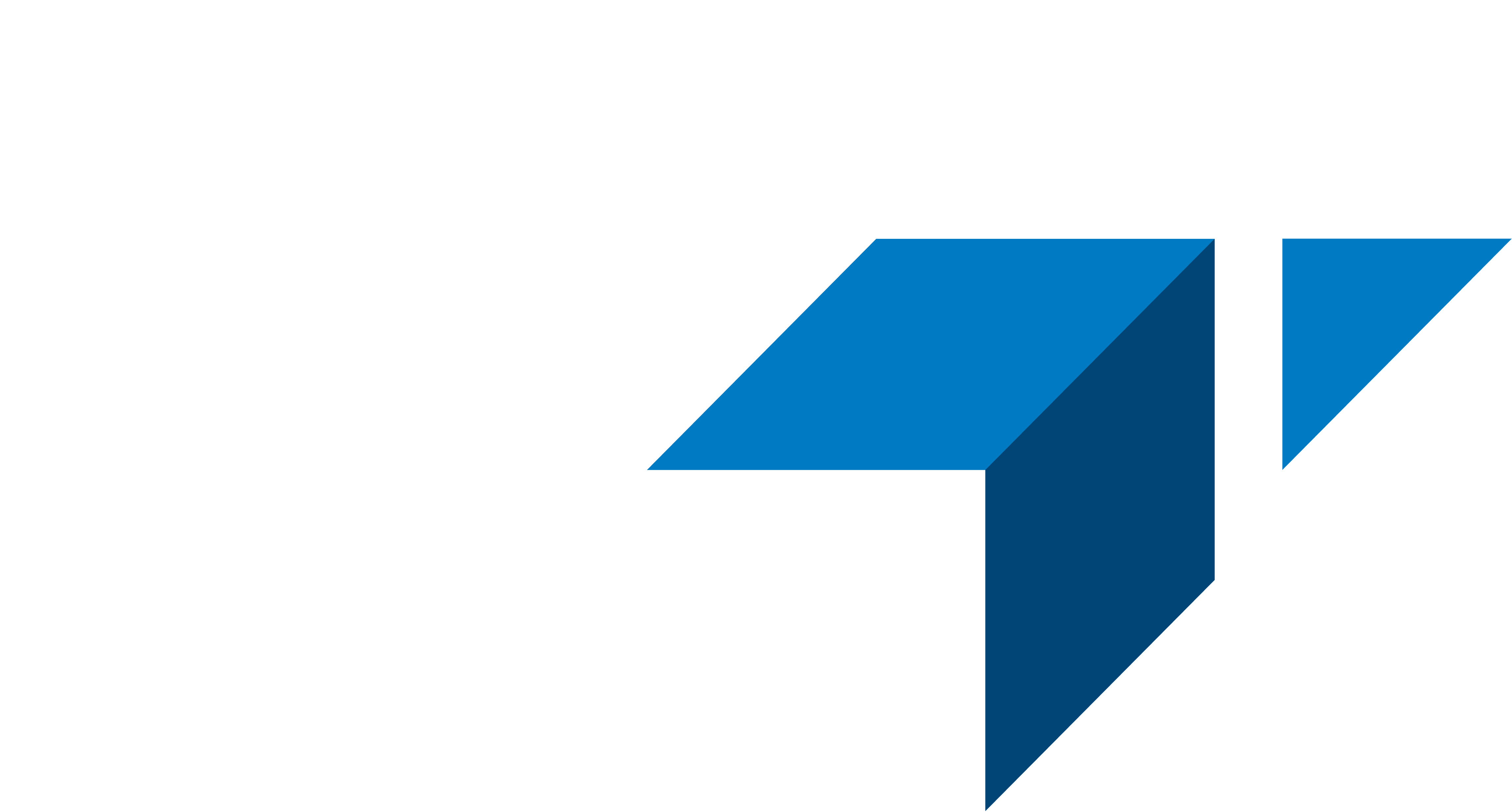 TILLV finansiering CMYK vit text blå logotyp